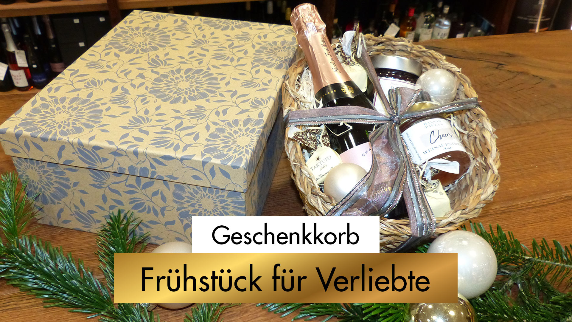 Geschenkkorb &amp;quot;Frühstück für Verliebte&amp;quot;