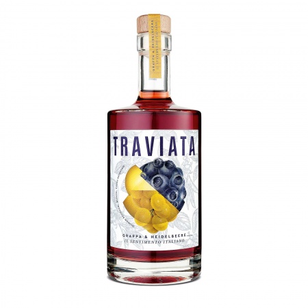 Traviata Grappa & Heidelbeere | Hofmann´s Genuss-Shop