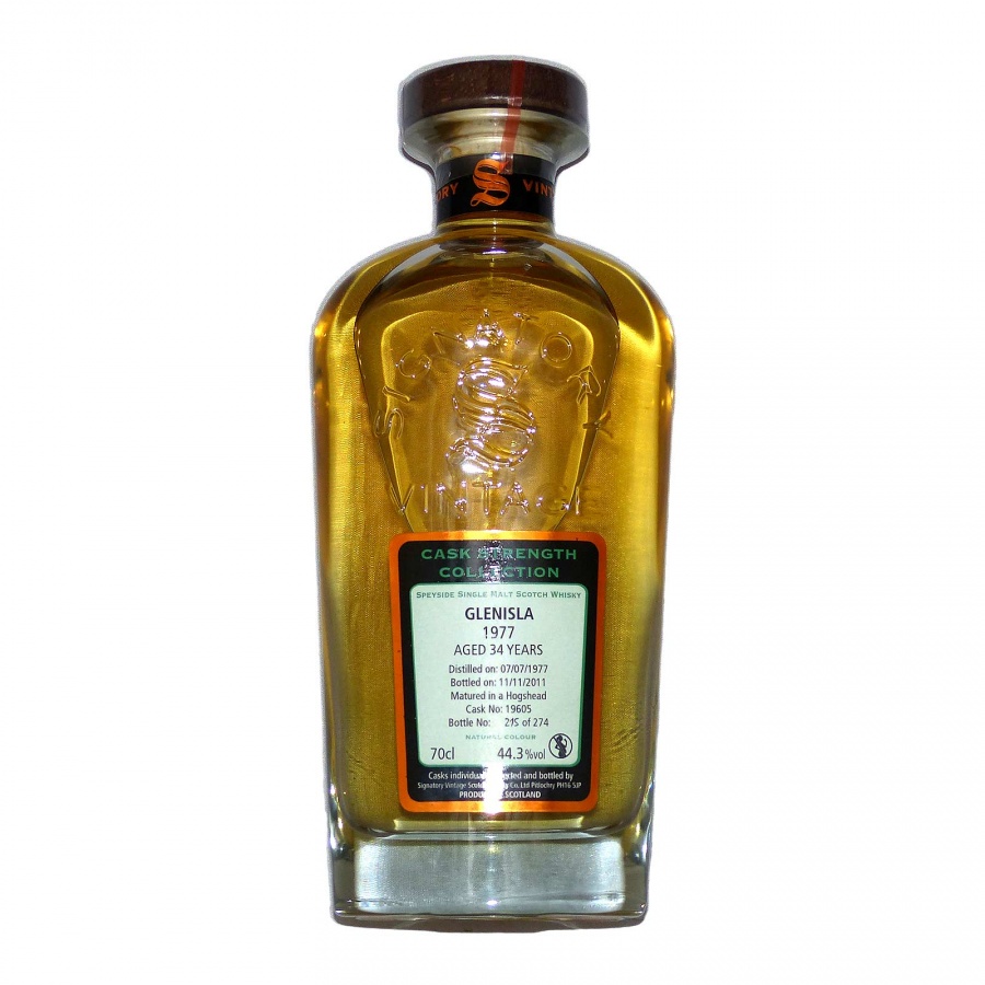 Glenisla 1977 Cask Strenght Signatory Einzelfass | Hofmann´s Genuss-Shop